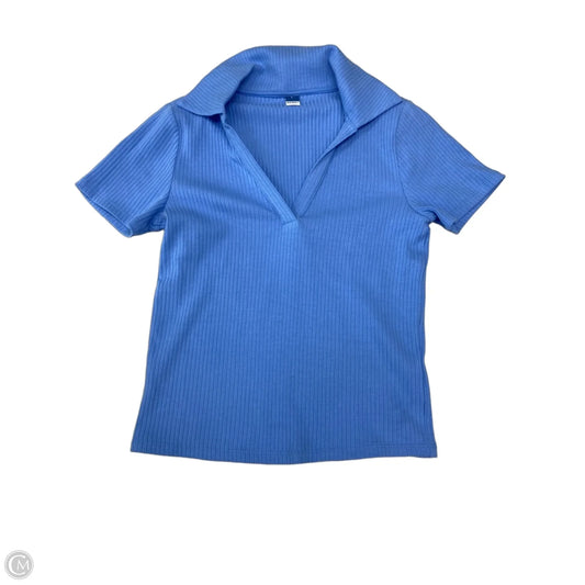 Top Short Sleeve By Old Navy In Blue, Size: S