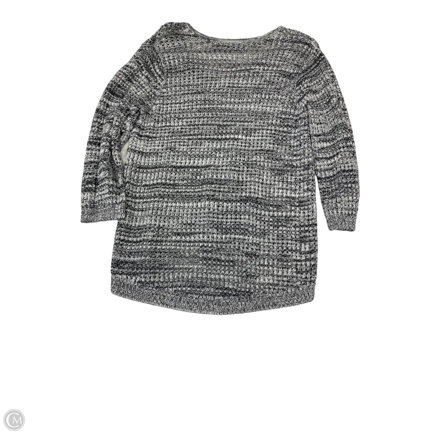 Sweater By Jeanne Pierre In Grey, Size: L