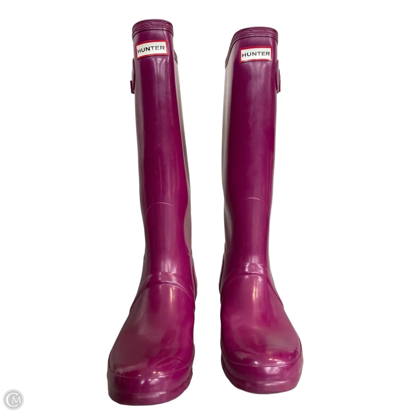Boots Designer By Hunter In Purple, Size: 10