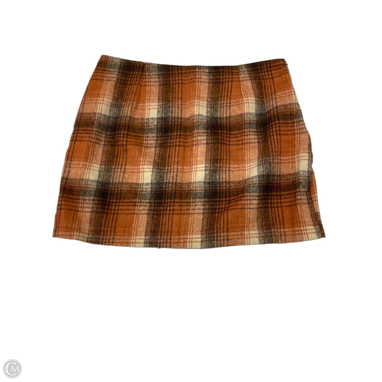 Skirt Mini & Short By Clothes Mentor In Plaid Pattern, Size: 12