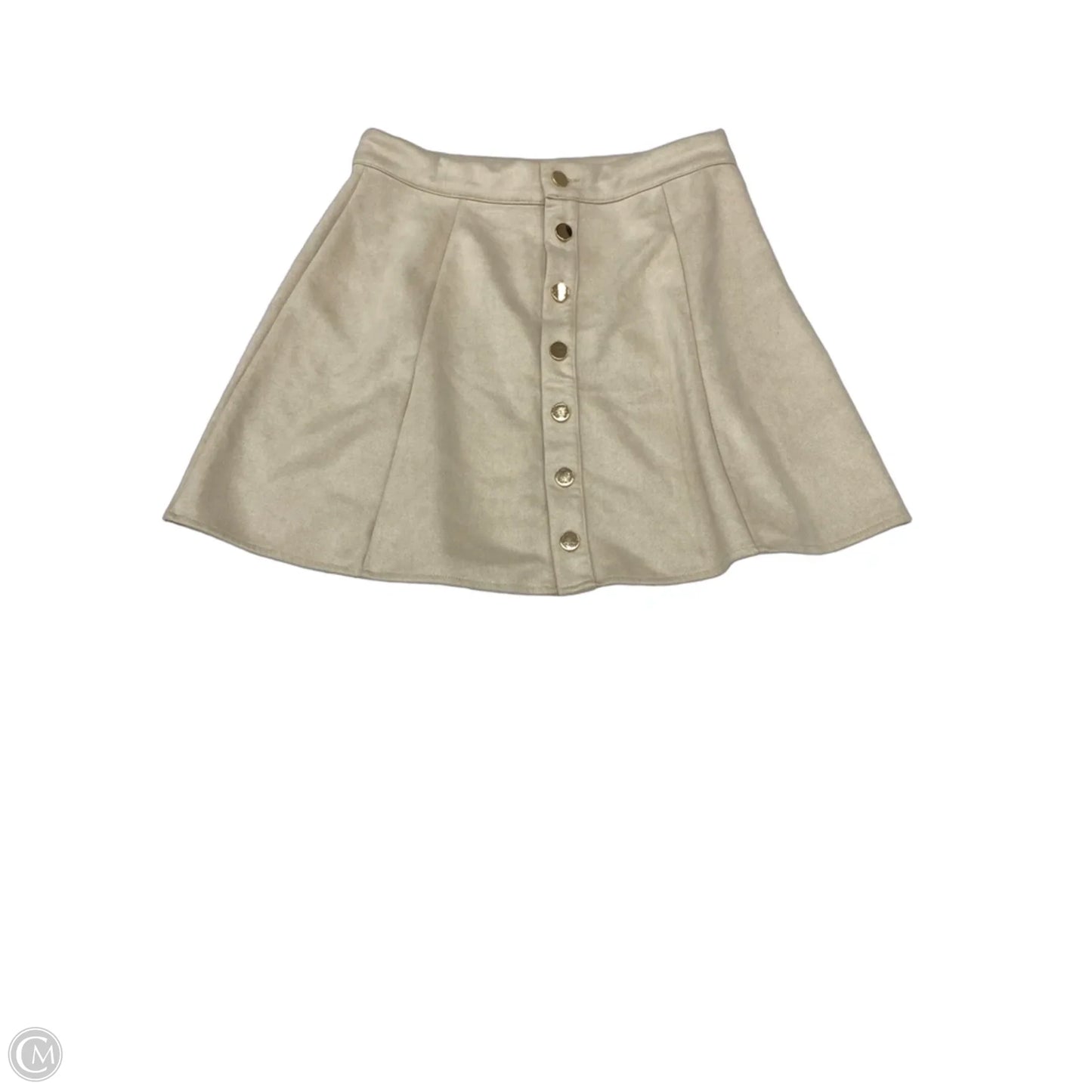 Skirt Mini & Short By Clothes Mentor In Beige, Size: 12