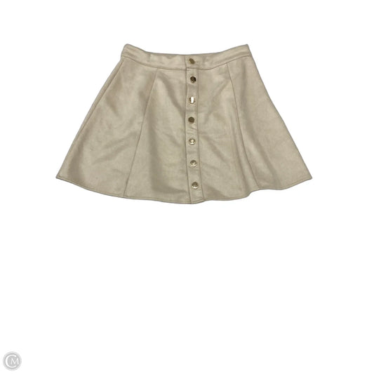 Skirt Mini & Short By Clothes Mentor In Beige, Size: 12