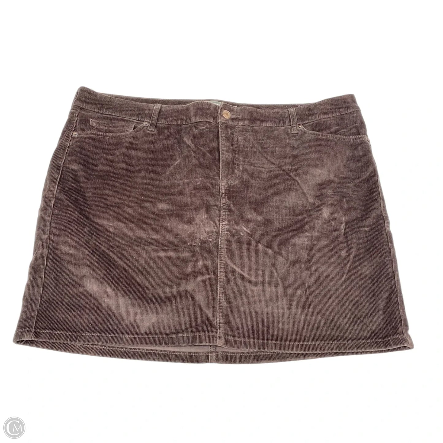 Skirt Mini & Short By Torrid In Brown, Size: 20