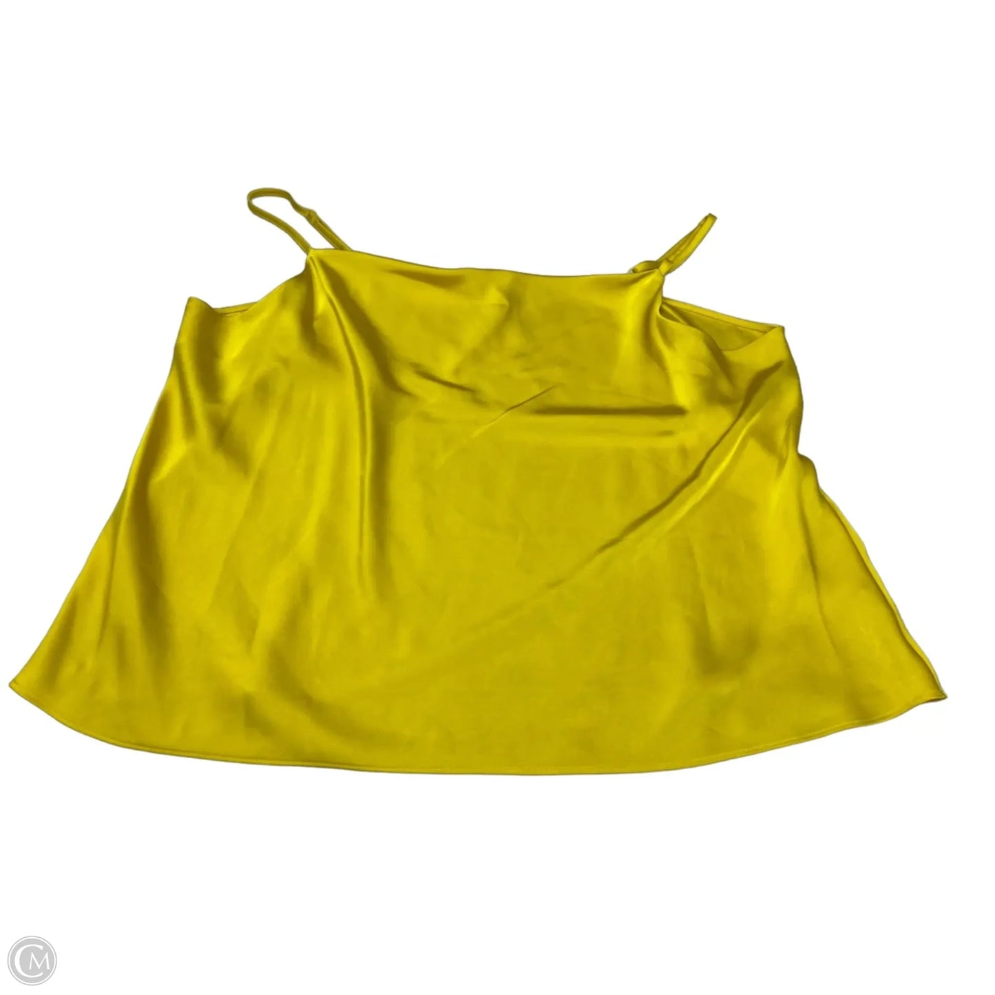 Blouse Sleeveless By Worthington In Yellow, Size: 2x
