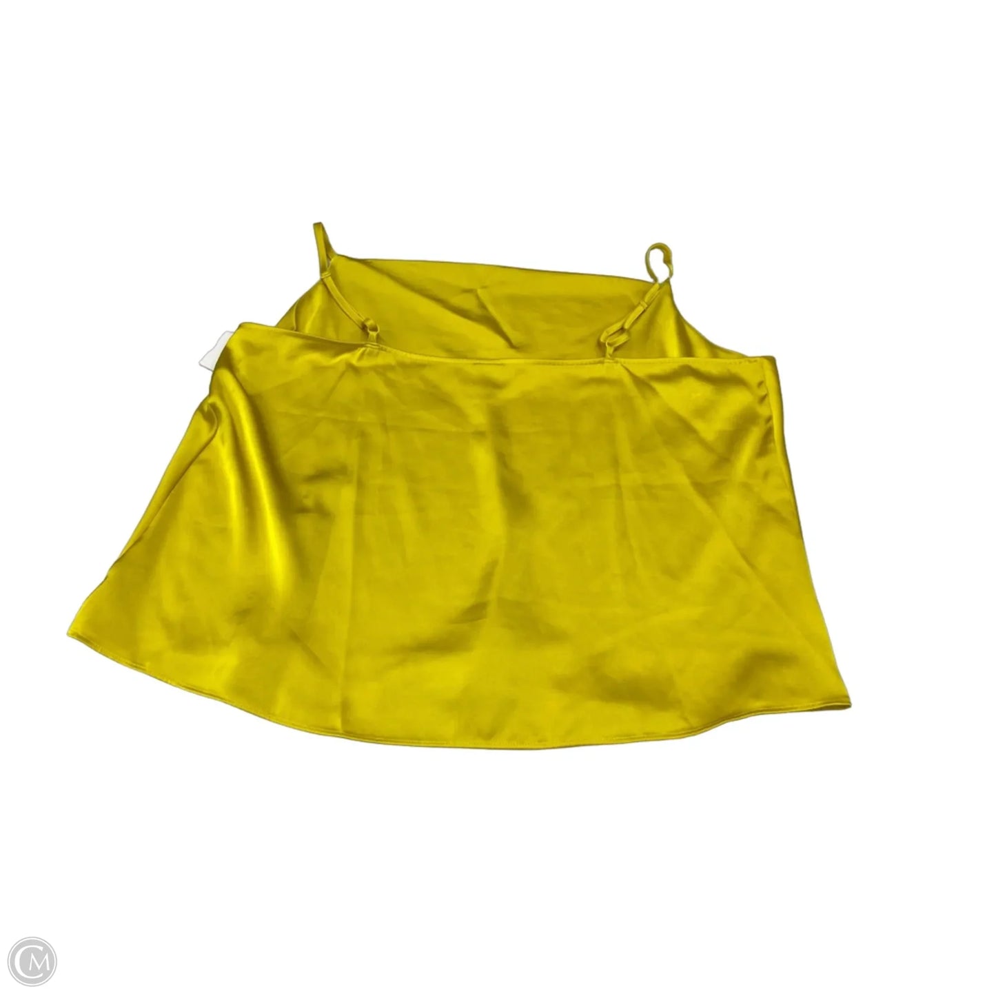 Blouse Sleeveless By Worthington In Yellow, Size: 2x