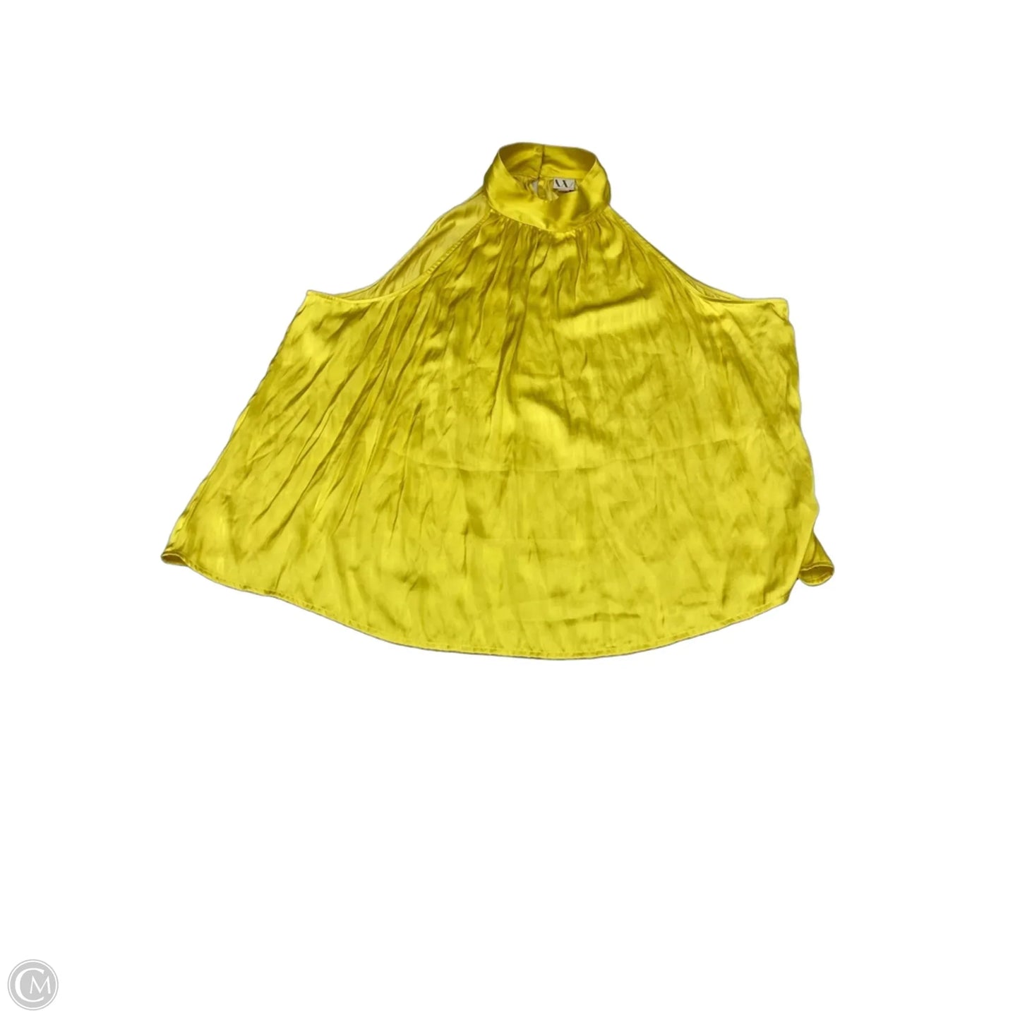 Blouse Sleeveless By Worthington In Yellow, Size: 2x