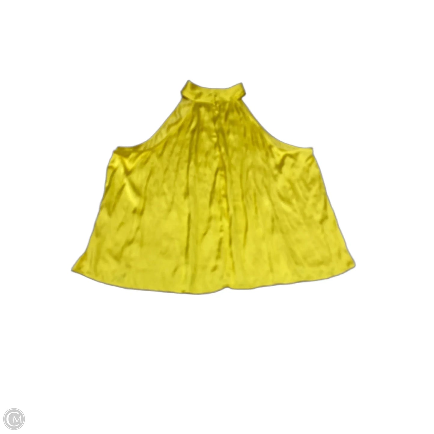Blouse Sleeveless By Worthington In Yellow, Size: 2x