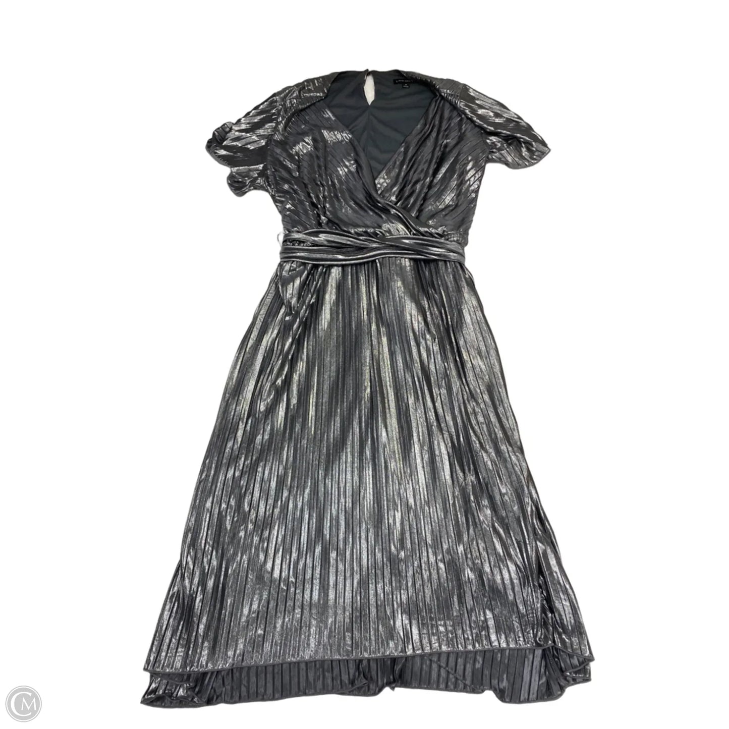 Dress Party Midi By Lane Bryant In Silver, Size: 1x