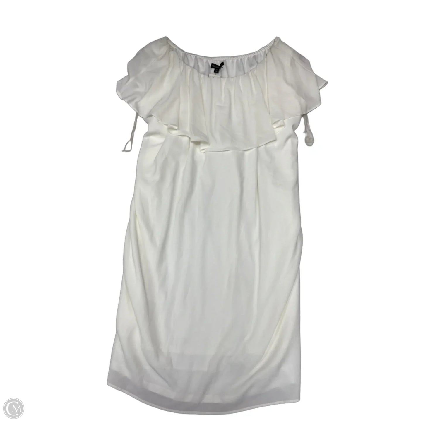 Dress Casual Midi By Lane Bryant In Ivory, Size: Xl
