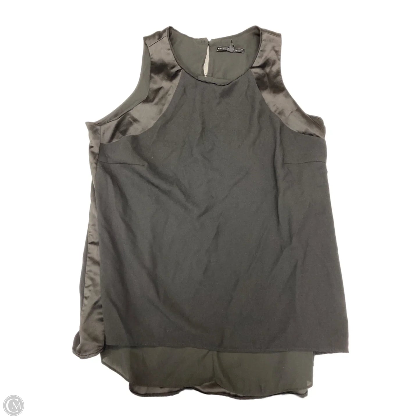 Tunic Sleeveless By White House Black Market In Black, Size: 1x