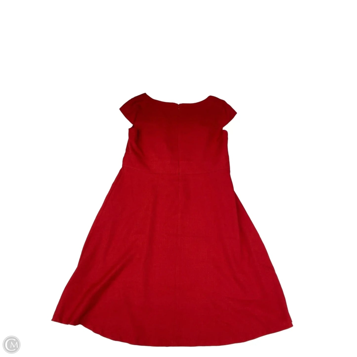 Dress Work By Kasper In Red, Size: Xl