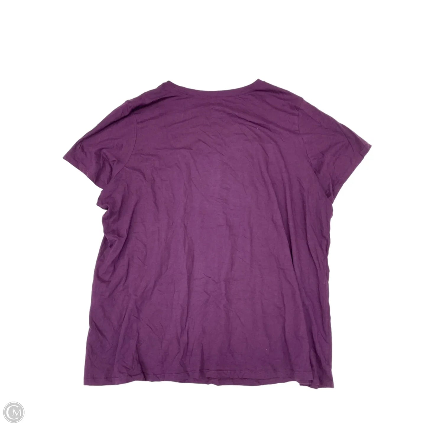 Top Short Sleeve Basic By Torrid In Purple, Size: 3x