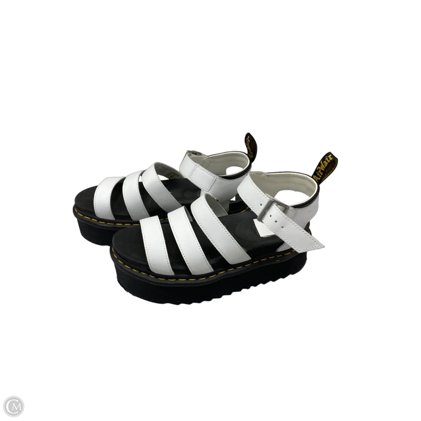 Sandals Designer By Dr Martens In White, Size: 10