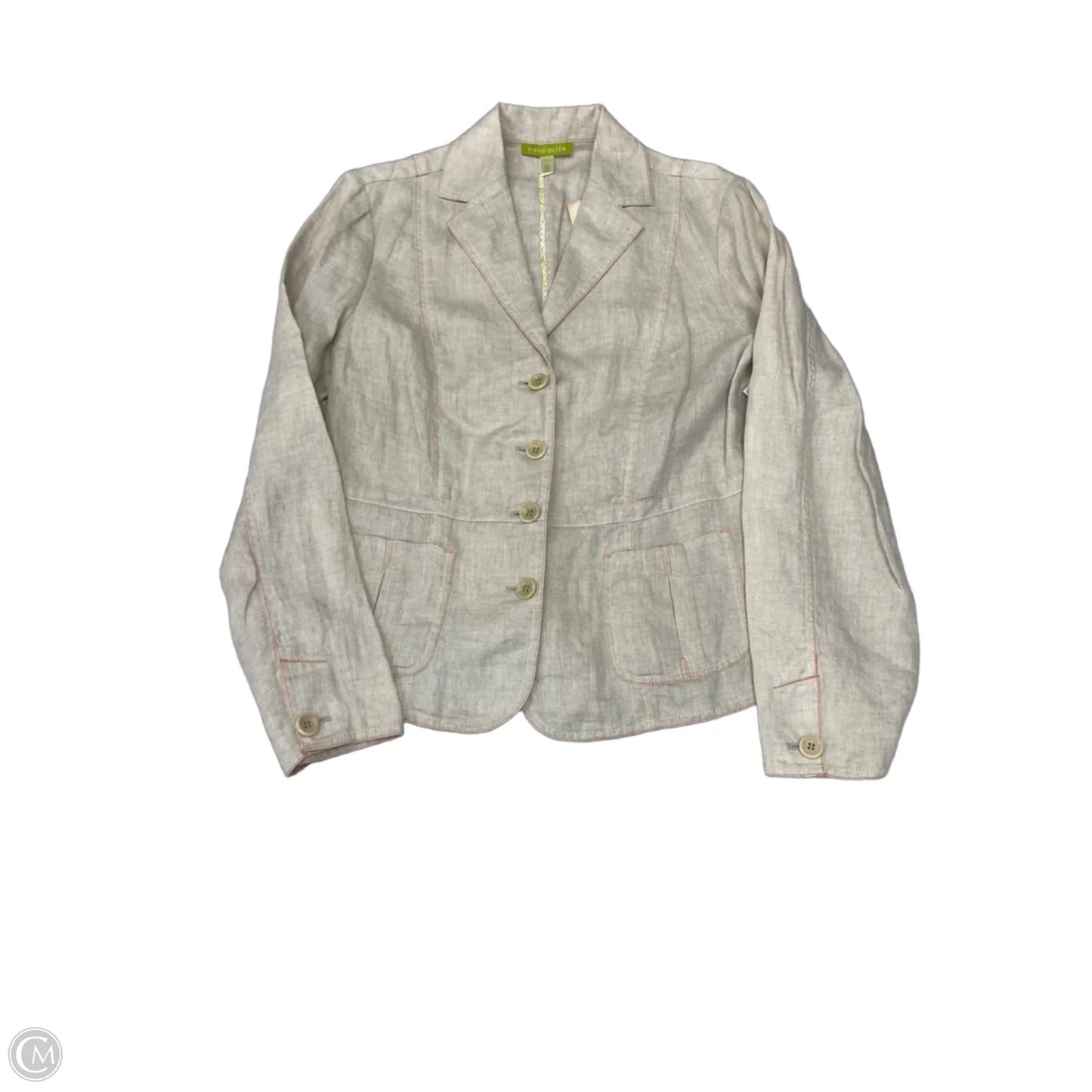 Blazer By Sigrid Olsen In Cream, Size: L