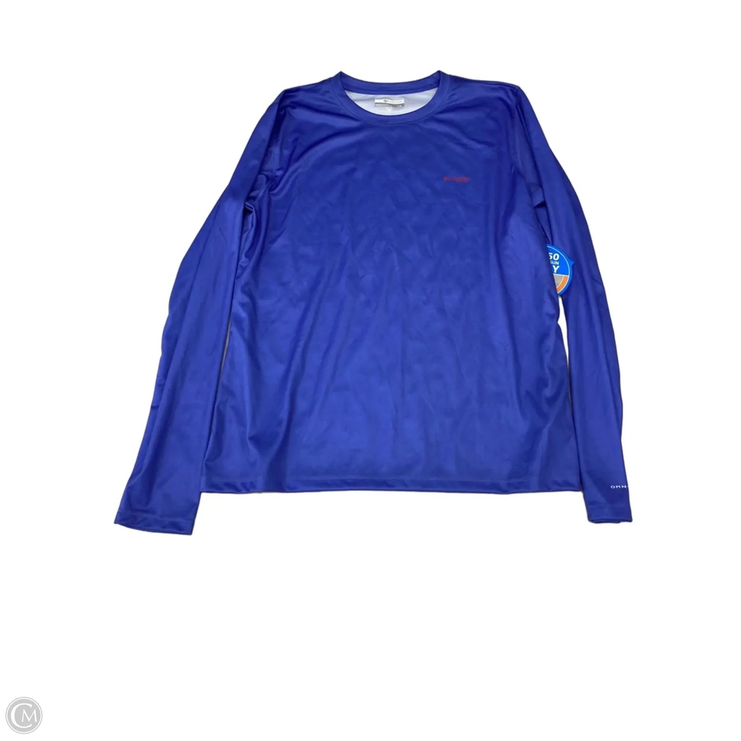 Athletic Top Long Sleeve Crewneck By Columbia In Purple, Size: L