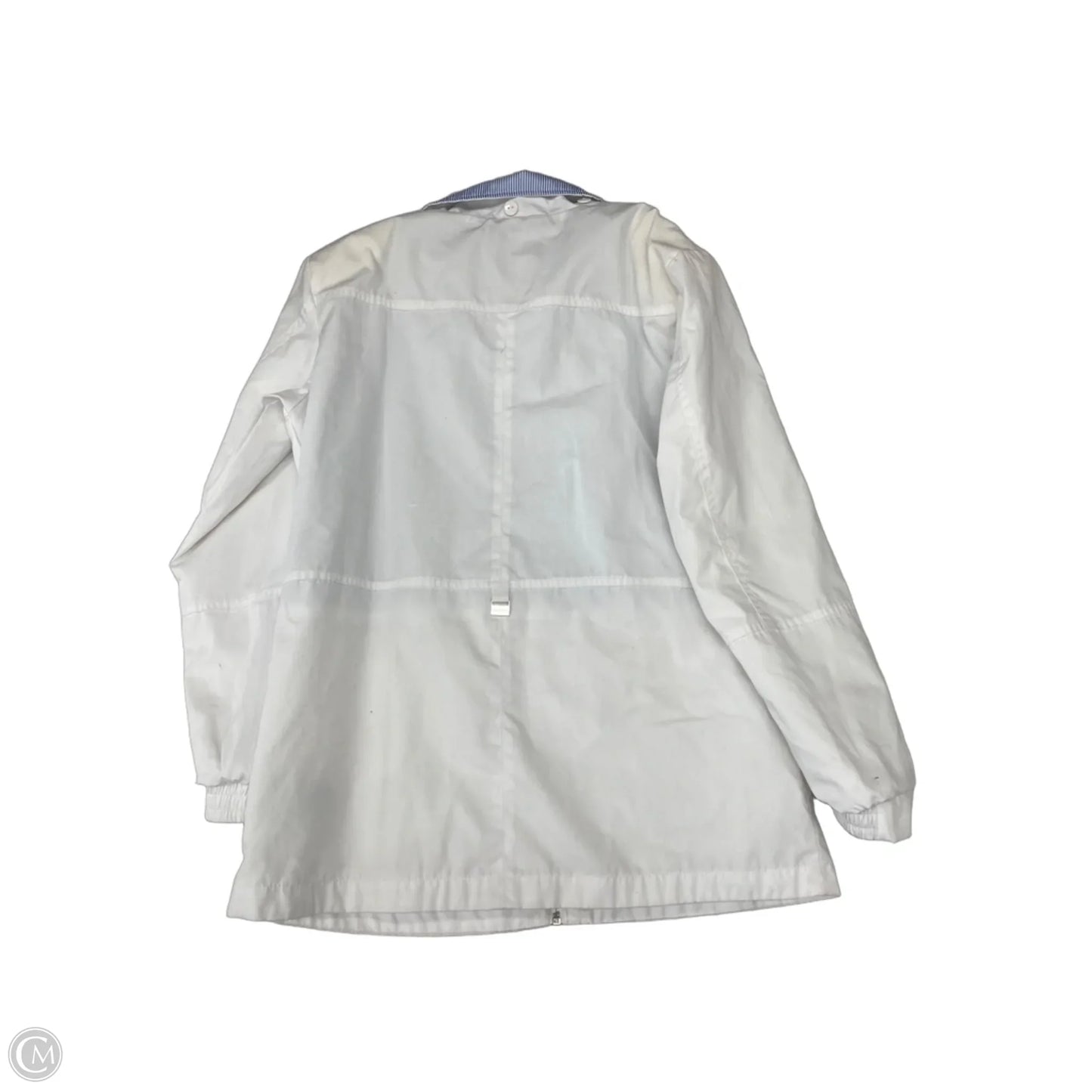 Jacket Utility By Clothes Mentor In White, Size: S