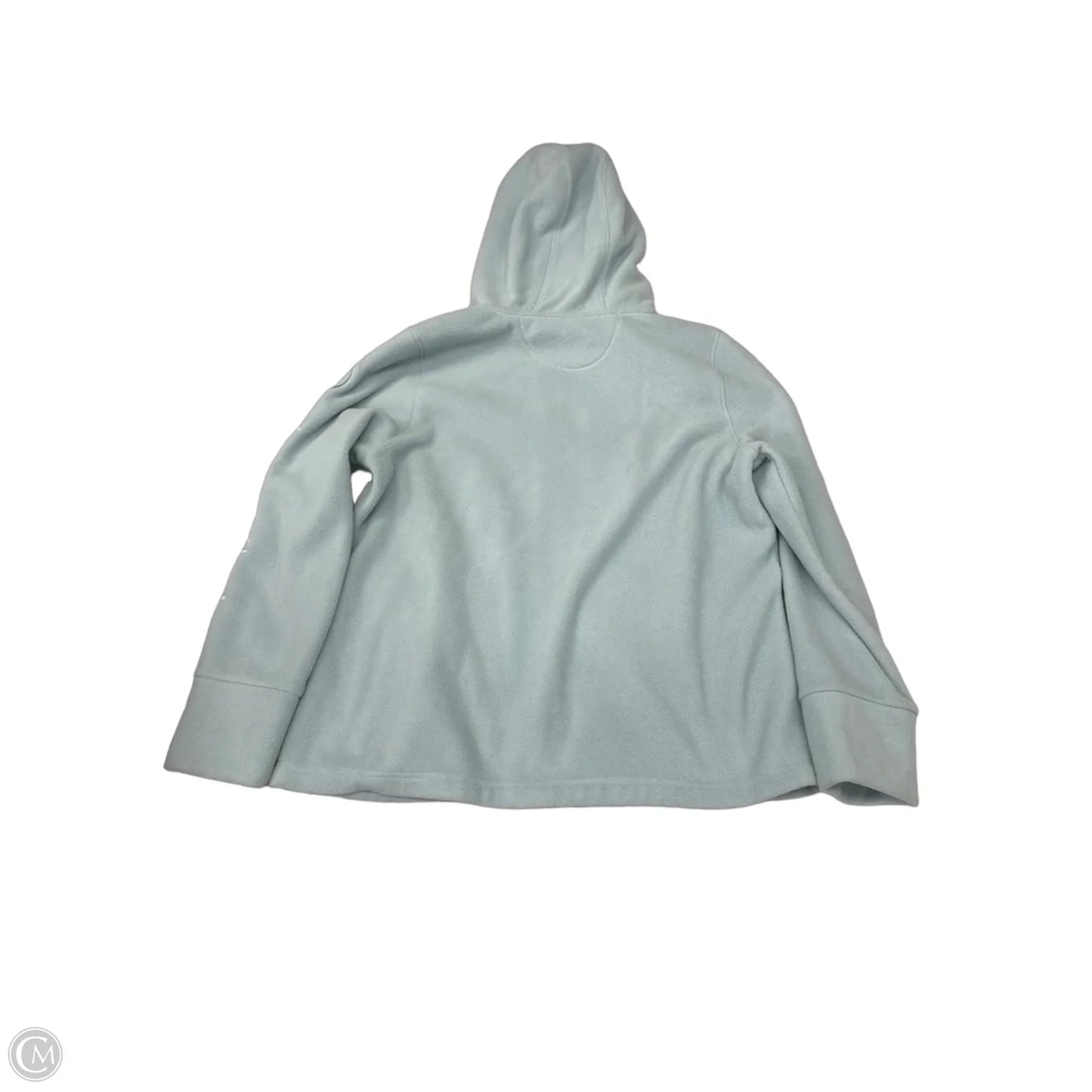 Athletic Jacket By Calvin Klein In Teal, Size: Xl