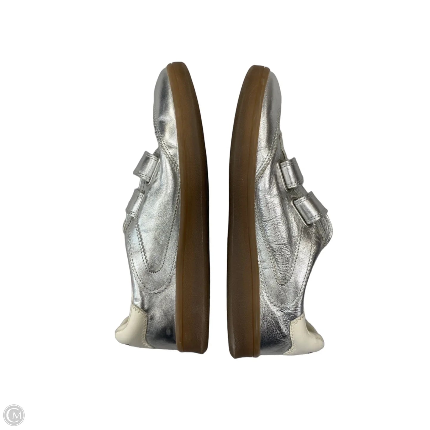 Shoes Sneakers By Sam Edelman In Silver, Size: 8