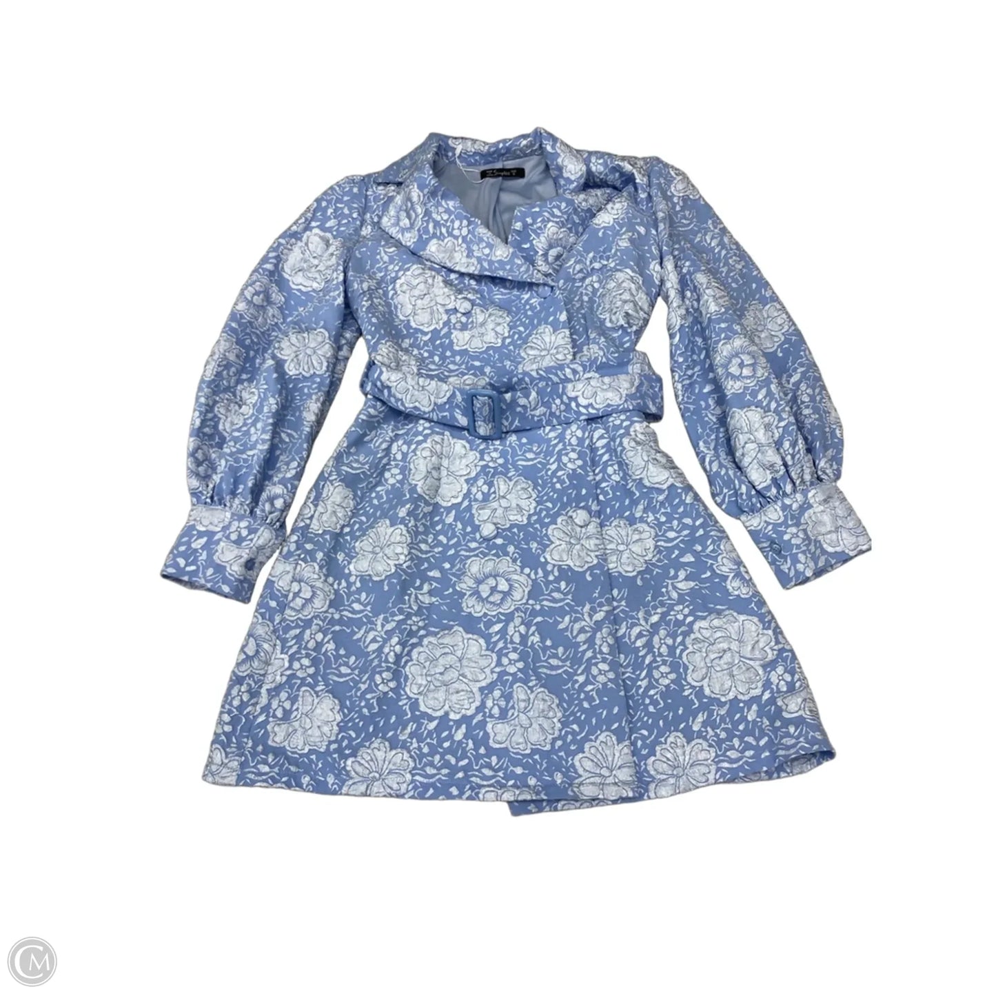 Dress Work By Simplee In Blue, Size: S