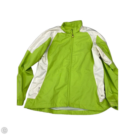 Jacket Windbreaker By Under Armour In Green, Size: L