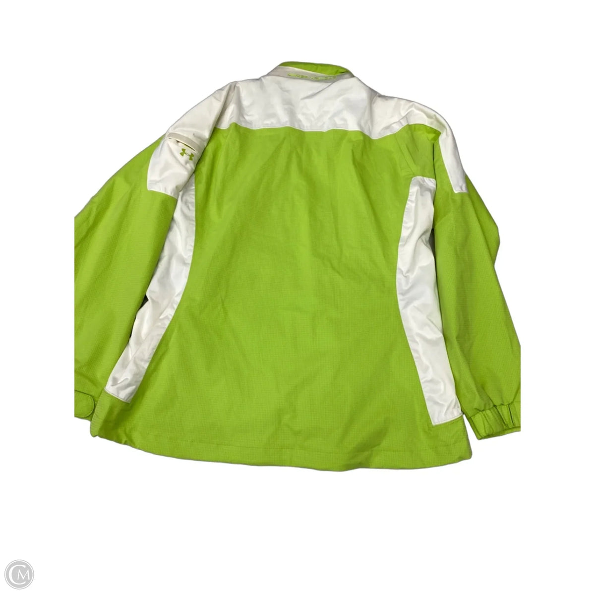 Jacket Windbreaker By Under Armour In Green, Size: L