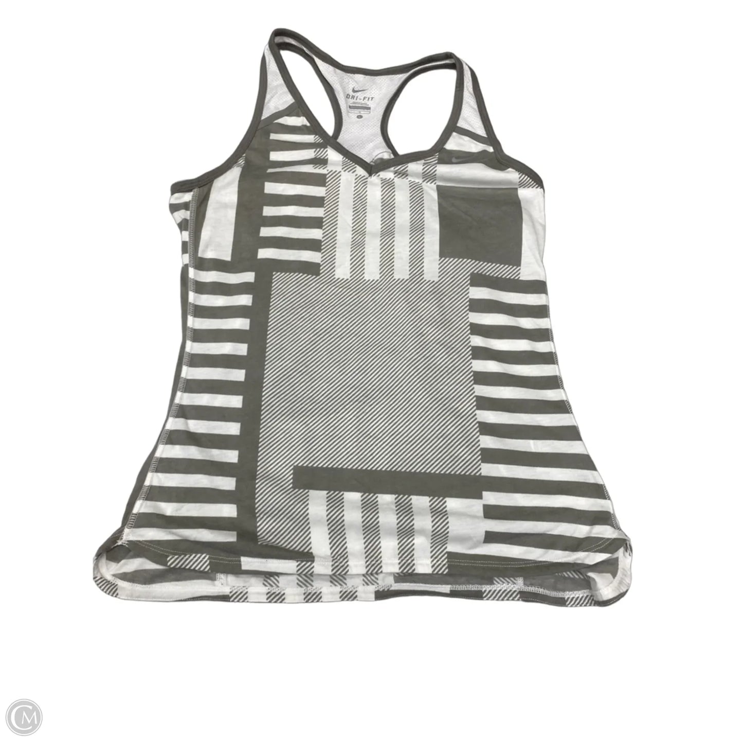 Athletic Tank Top By Nike In Grey, Size: L