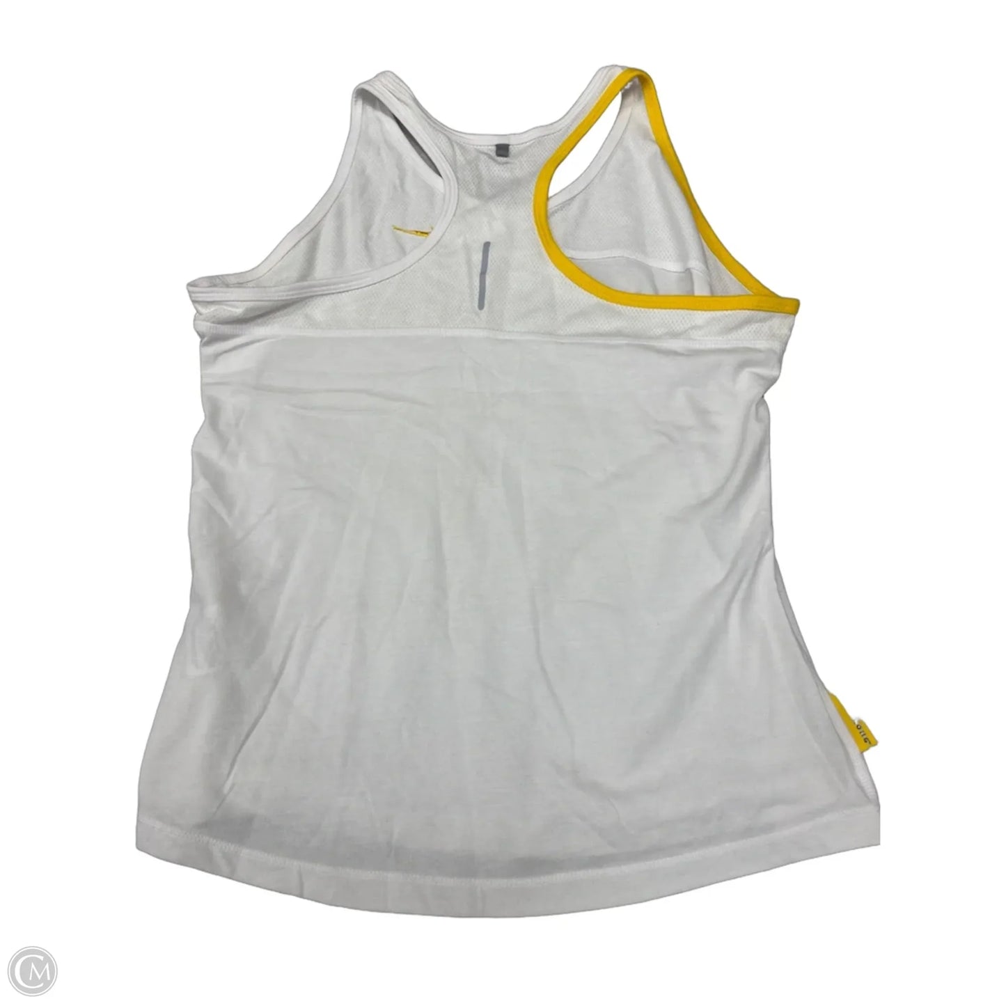Athletic Tank Top By Nike In White, Size: L