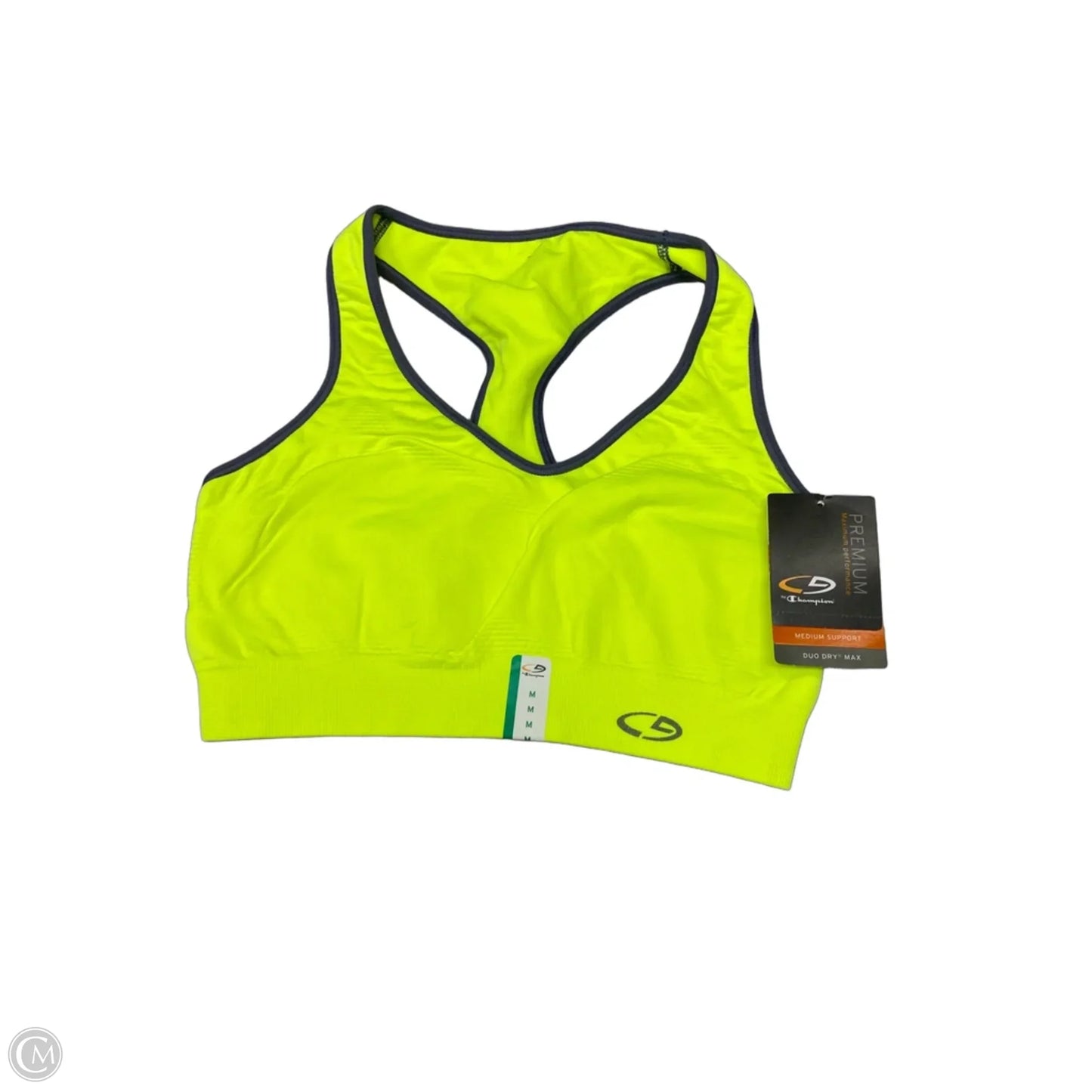 Athletic Bra By Champion In Yellow, Size: M