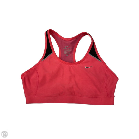 Athletic Bra By Nike In Pink, Size: M