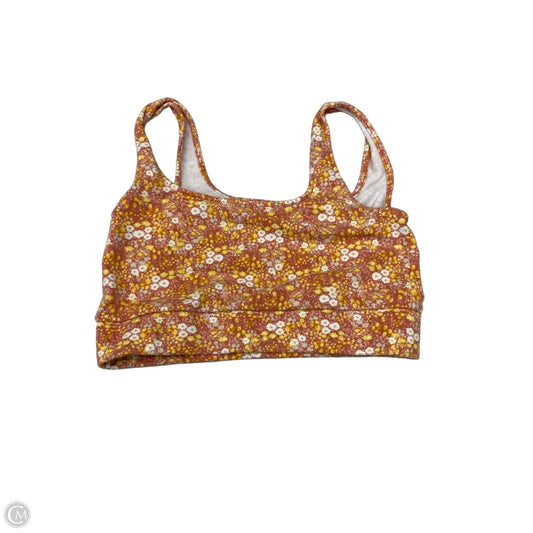 Athletic Bra By Loft In Floral Print, Size: S