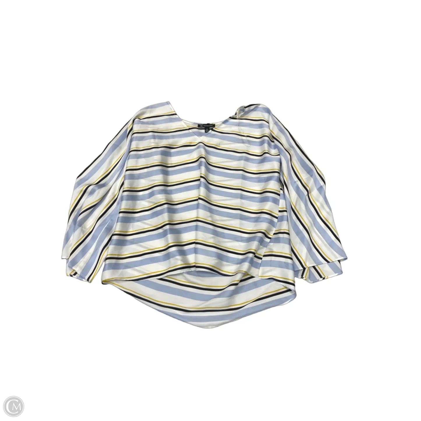 Blouse Long Sleeve By Inc In Striped Pattern, Size: Xl