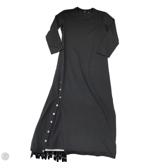 Dress Casual Maxi By Theory In Black, Size: L