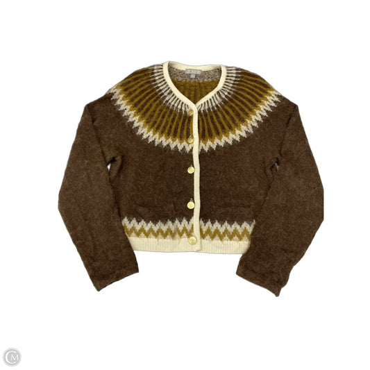 Sweater Cardigan By J. Crew In Brown, Size: Xl