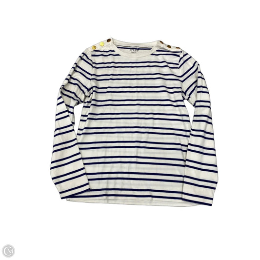 Top Long Sleeve By J. Crew In Striped Pattern, Size: Xl