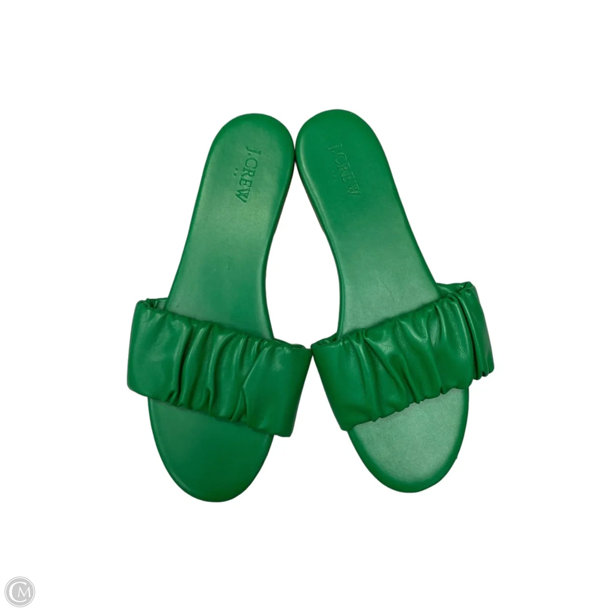 Sandals Flats By J. Crew In Green, Size: 10