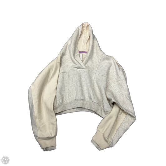 Sweatshirt Hoodie By Daily Practice By Anthropologie In Cream, Size: Xs