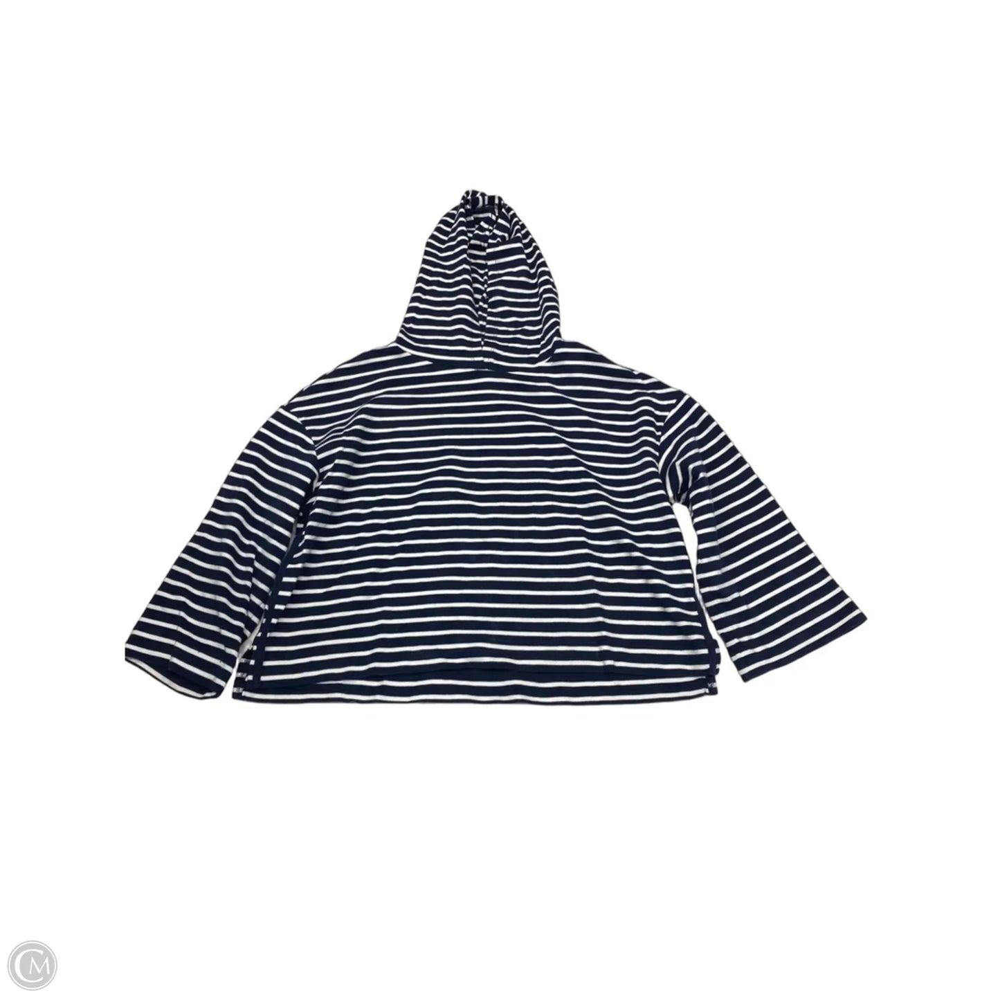 Top 3/4 Sleeve By Evereve In Striped Pattern, Size: Xs