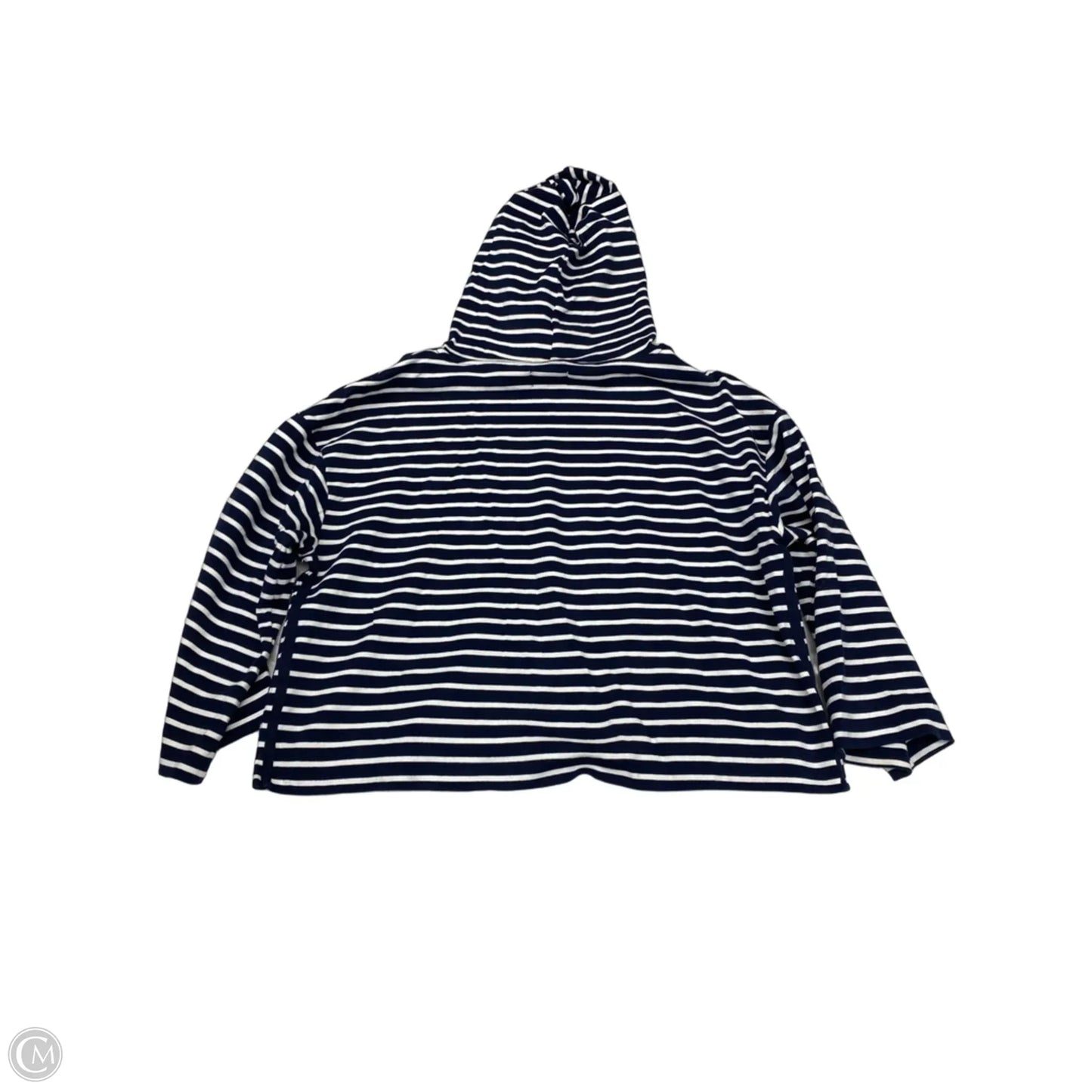 Top 3/4 Sleeve By Evereve In Striped Pattern, Size: Xs