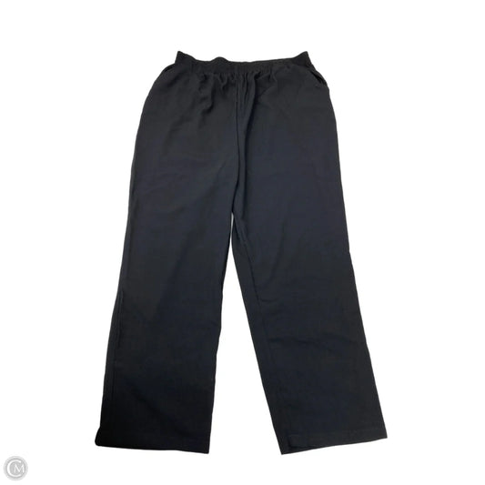 Pants Linen By Maggie Barnes In Black, Size: 1x