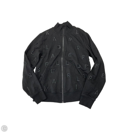 Jacket Designer By Karl Lagerfeld In Black, Size: Xs