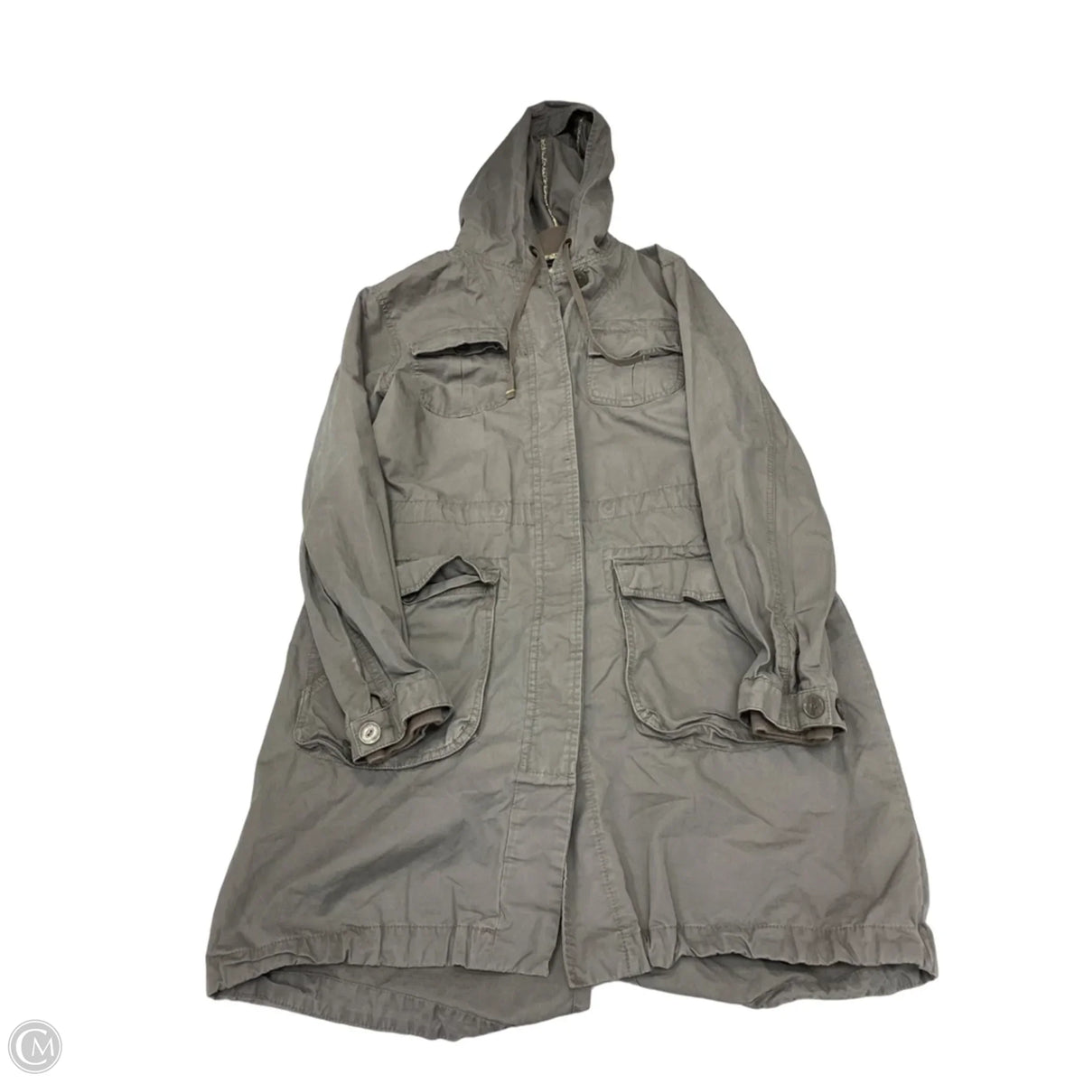 Jacket Utility By Old Navy In Grey, Size: L