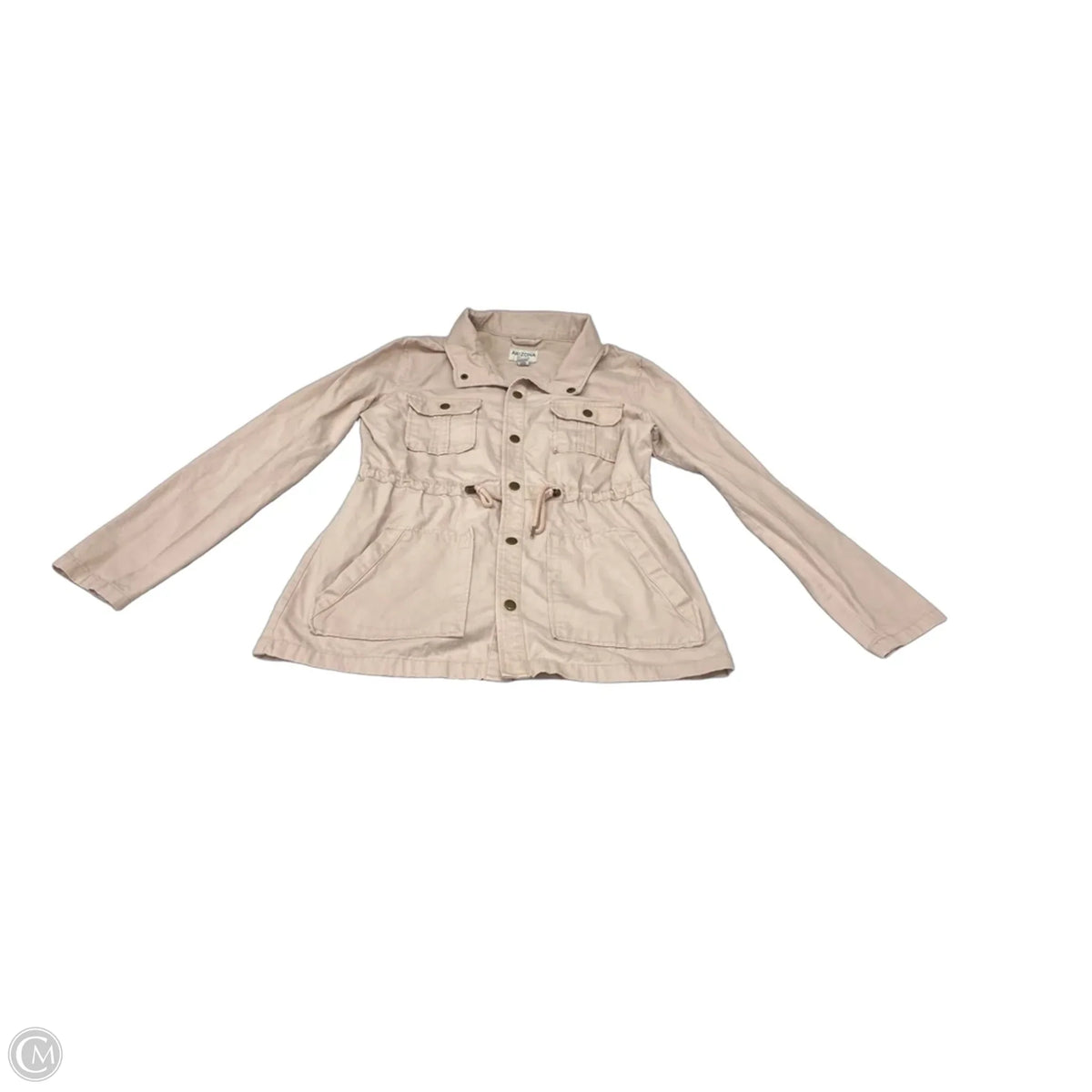 Jacket Denim By Arizona In Pink Denim, Size: M
