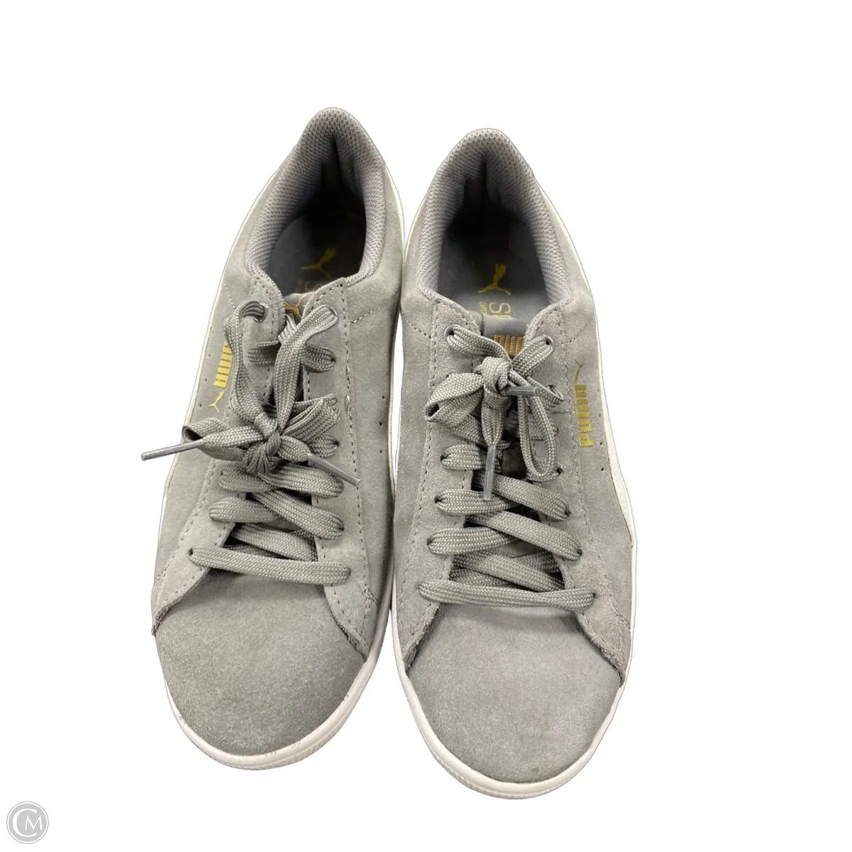 Shoes Sneakers By Puma In Grey, Size: 8