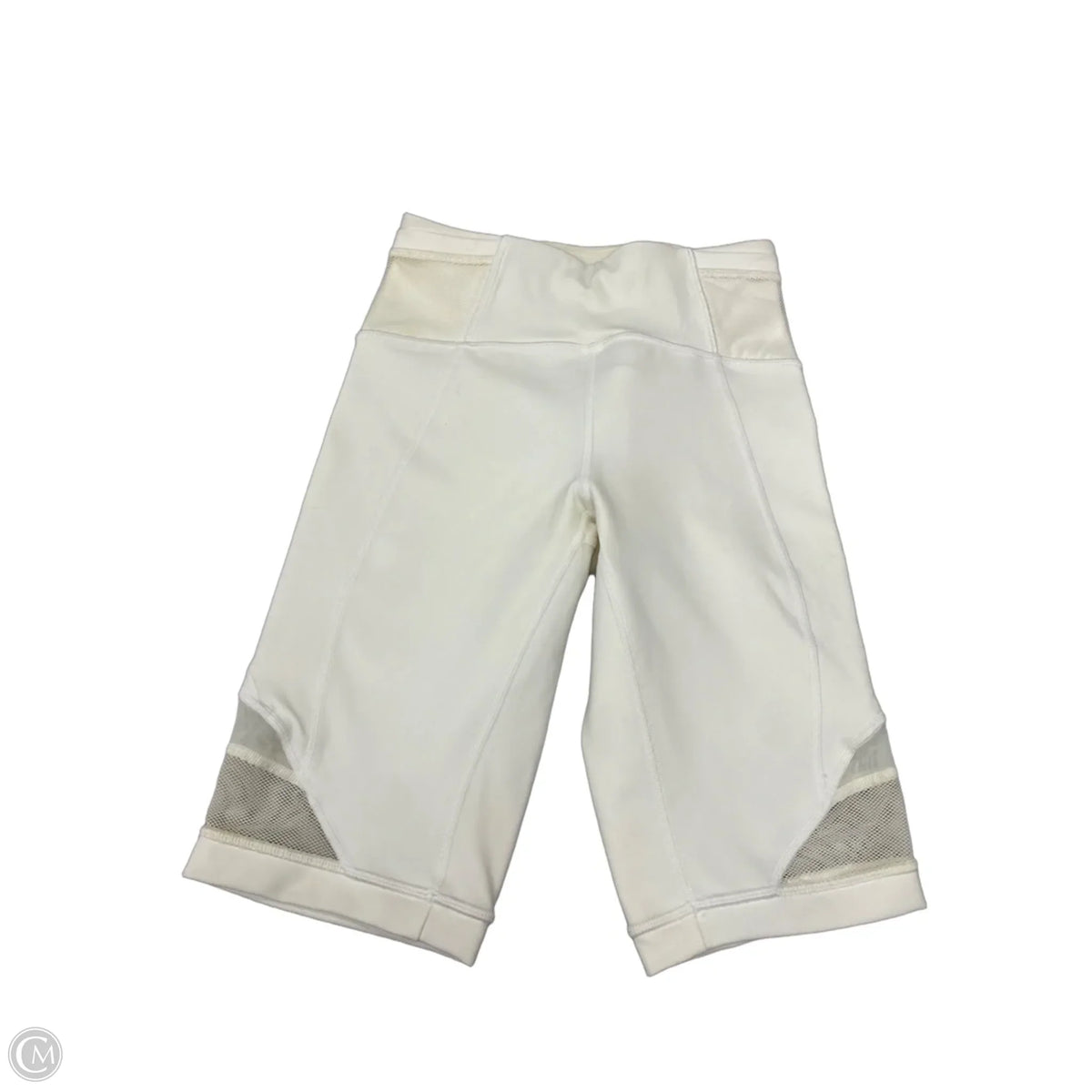 Athletic Shorts By Lululemon In Cream, Size: 4