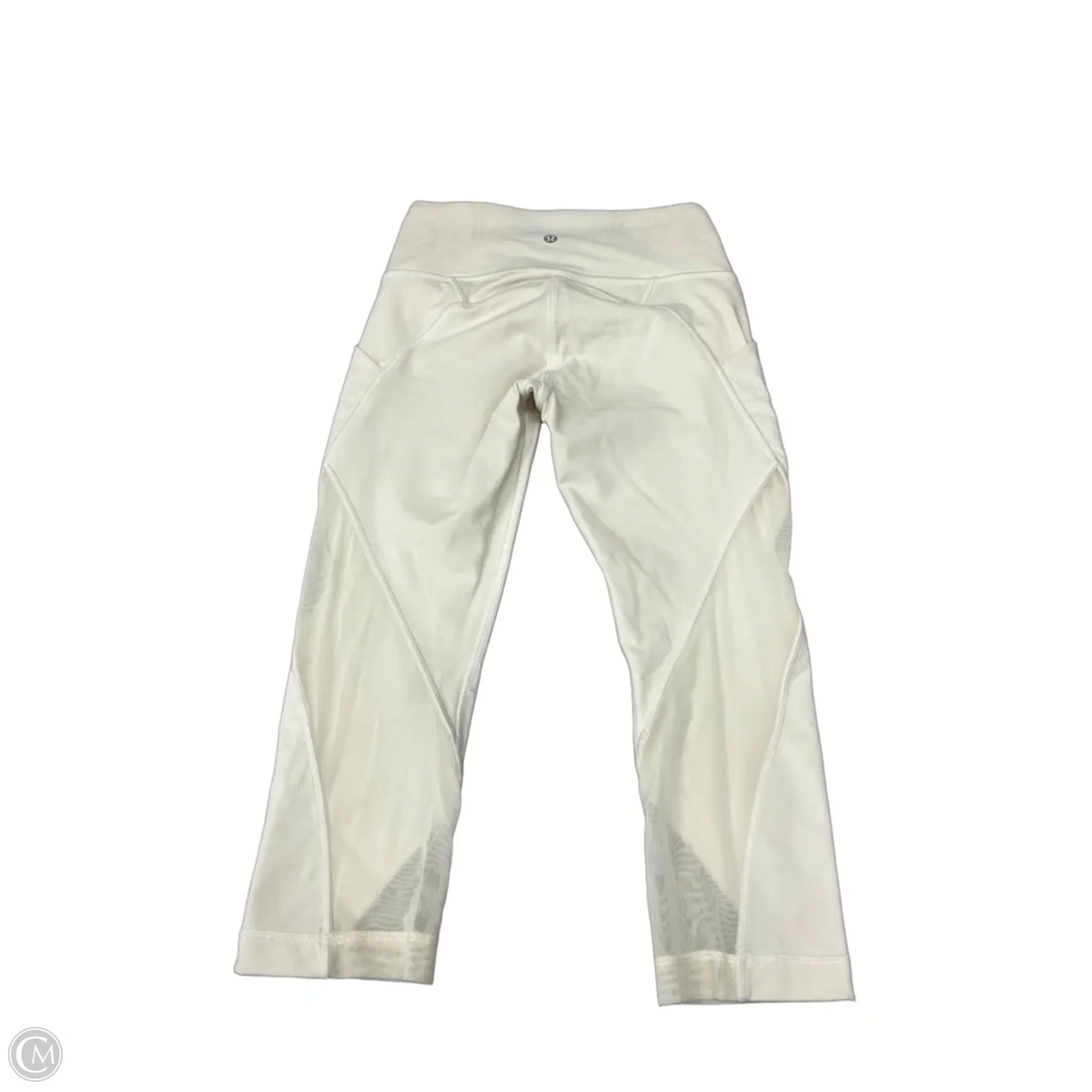 Athletic Capris By Lululemon In Cream, Size: 4
