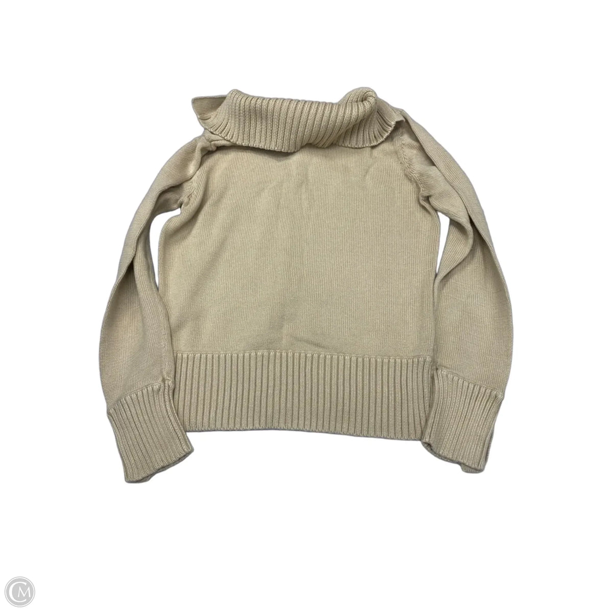 Sweater By Talbots In Tan, Size: M