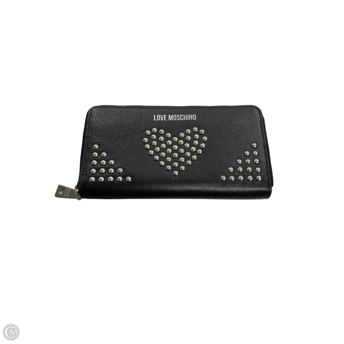 Wallet Leather By Love Moschino, Size: Large