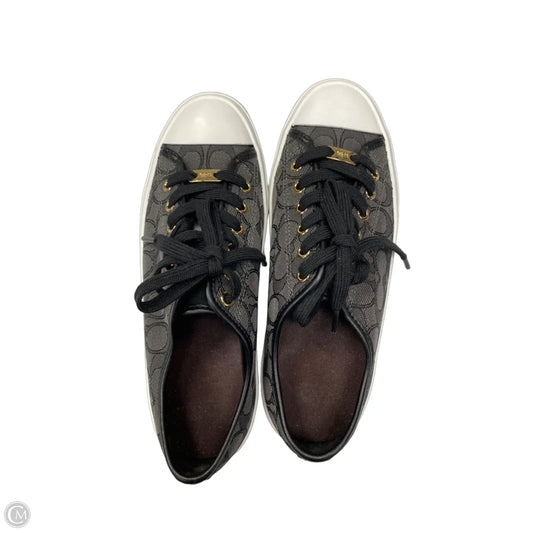 Shoes Designer By Coach In Black, Size: 8.5