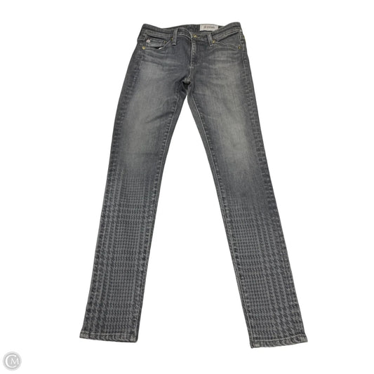 Jeans Skinny By Ag Jeans In Grey Denim, Size: 4