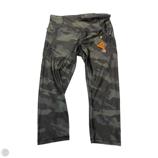 Athletic Leggings Capris By Rbx In Camouflage Print, Size: Xl